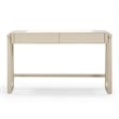 Pemberly Row Contemporary Taupe 2 Drawer Desk - 52