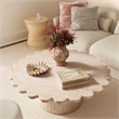 Pemberly Row Contemporary Natural Rattan Side Table - 19.7