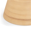 Pemberly Row Contemporary Natural Rattan Side Table - 19.7