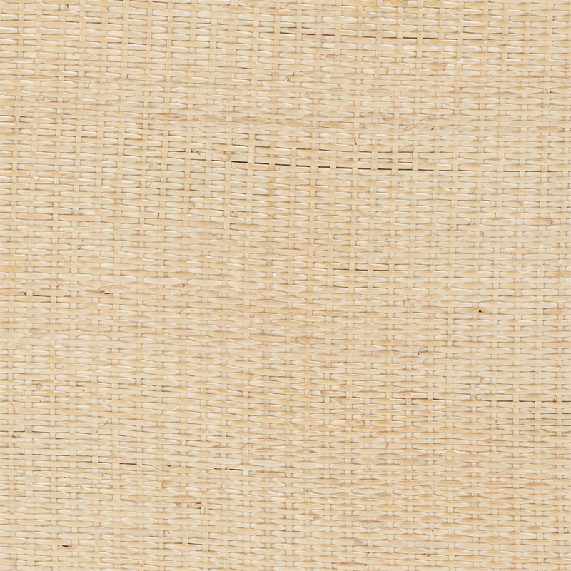 Pemberly Row Contemporary Natural Rattan Side Table - 19.7