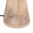 Pemberly Row Handmade Modern Transitional Natural Jute Table Lamp