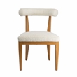 Pemberly Row Transitional Cream Boucle Upholstered Dining Chair