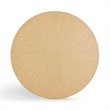 Pemberly Row Contemporary Natural Round Dining Table - 56