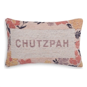 Pemberly Row Handmade Transitional Jacquard Cotton Woven Pillow