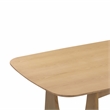 Pemberly Row Handmade Modern Transitional Natural Ash Dining Table