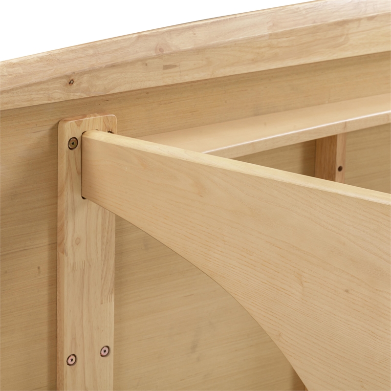 Pemberly Row Handmade Modern Transitional Natural Ash Dining Table