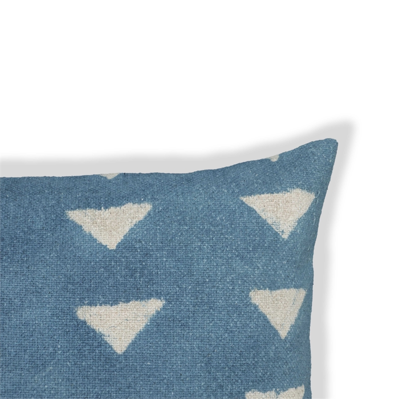 Pemberly Row Indigo Triangles Cotton 20