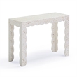 Pemberly Row Contemporary Natural Capiz Shell Console - 42.9