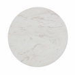 Pemberly Row Traditional Chip Marble Print Indoor / Outdoor Side Table