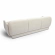 Pemberly Row Handmade Modern / Contemporary Cream Velvet Sofa