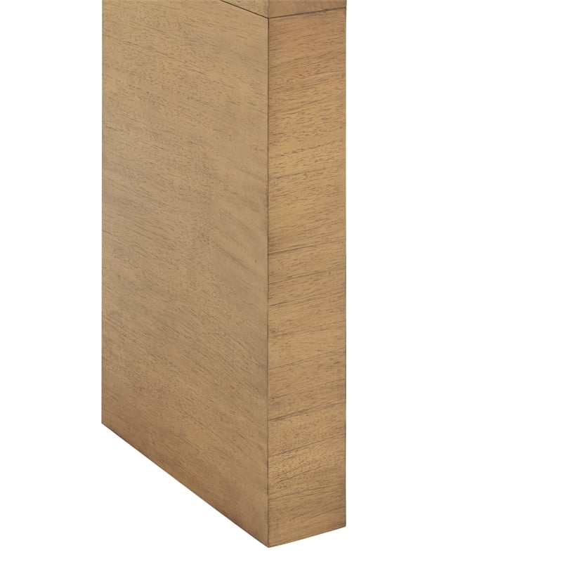 Pemberly Row Contemporary Hump Natural Console Table - 54