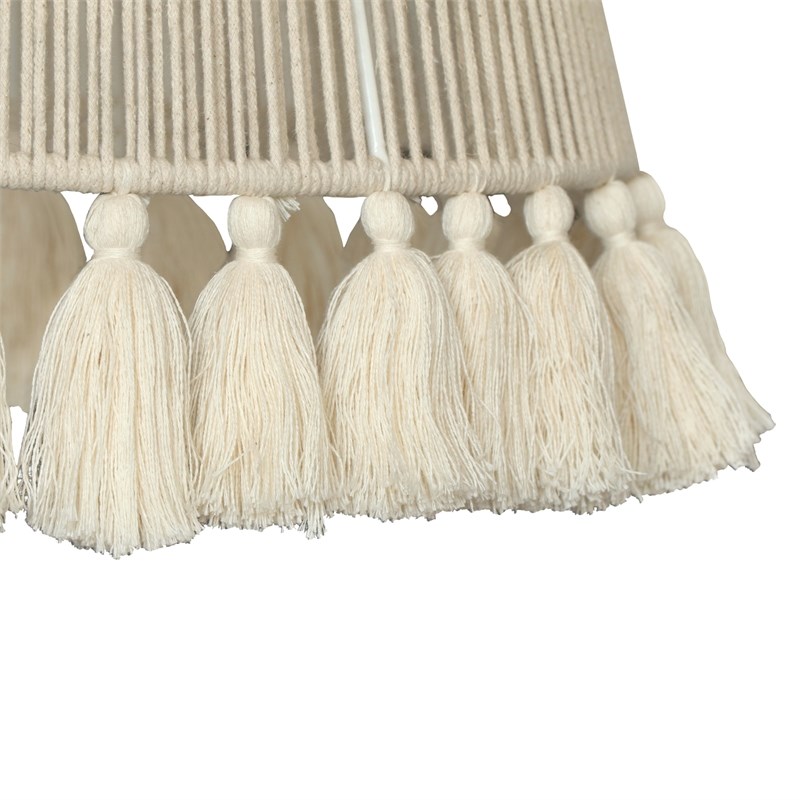 Pemberly Row Handmade Transitional White Finish Tall Floor Lamp