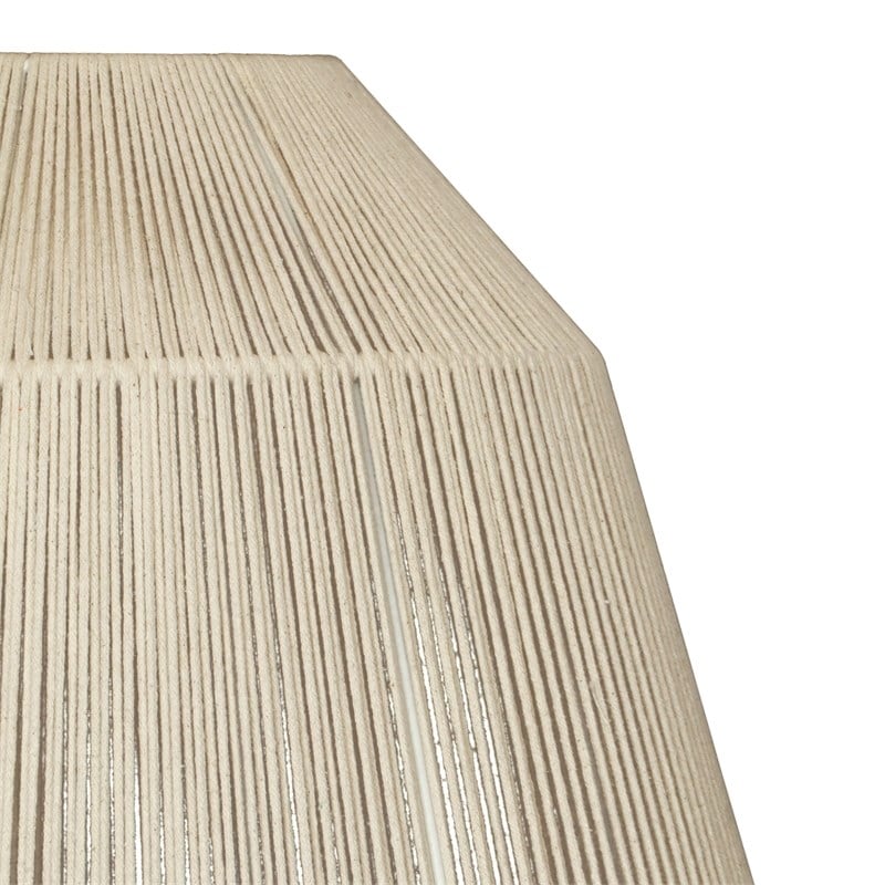 Pemberly Row Handmade Transitional White Finish Tall Floor Lamp