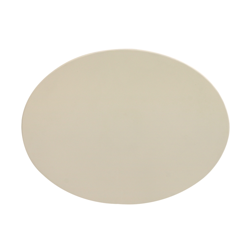 Pemberly Row Handmade Transitional Eggnog Cream Iron Coffee Table