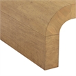 Pemberly Row Contemporary Hump Natural Coffee Table - 46