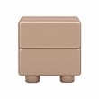 Pemberly Row Handmade Modern / Contemporary Taupe Nightstand