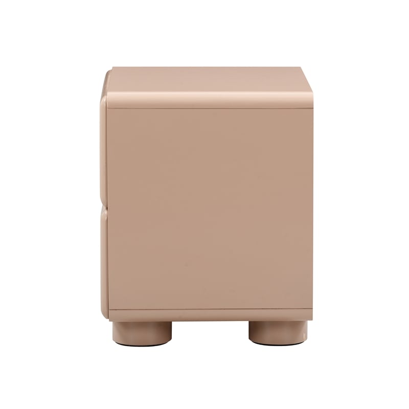 Pemberly Row Handmade Modern / Contemporary Taupe Nightstand