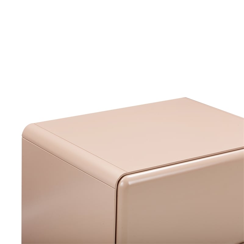 Pemberly Row Handmade Modern / Contemporary Taupe Nightstand