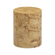 Pemberly Row Contemporary Natural Burl Drum Side Table - 16