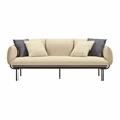Pemberly Row Handmade Modern Transitional Beige Outdoor Sofa