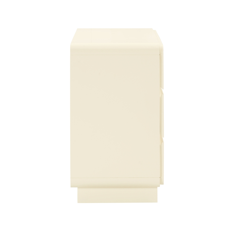 Pemberly Row Handmade Transitional Cream 6-Drawer Wooden Dresser