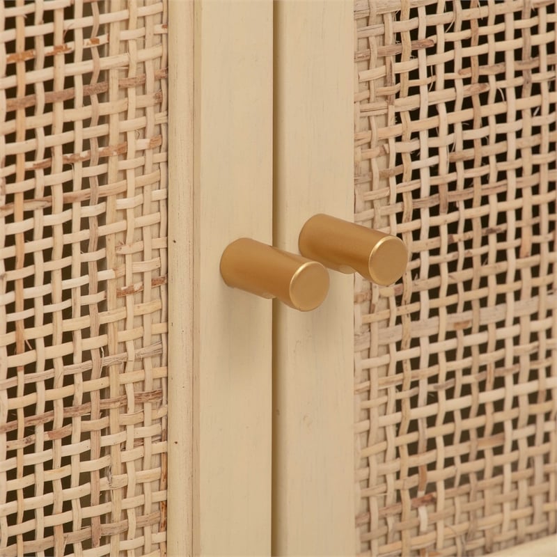 Pemberly Row Transitional Wooden Media Console - 62.5