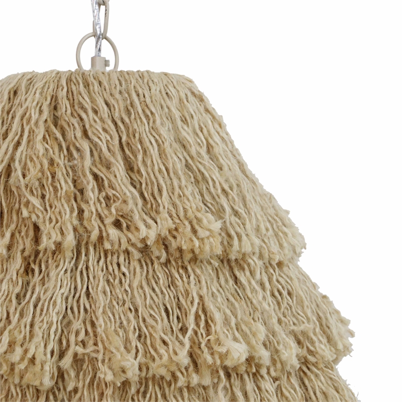 Pemberly Row Handmade Modern Transitional Natural Pendant Lamp