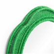 Pemberly Row Contemporary Green Wall Mirror - 26.6