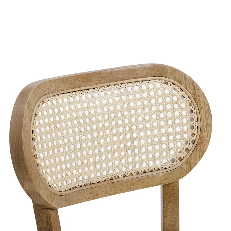 Pemberly Row Fabric Dining Chair in Natural - 30.5