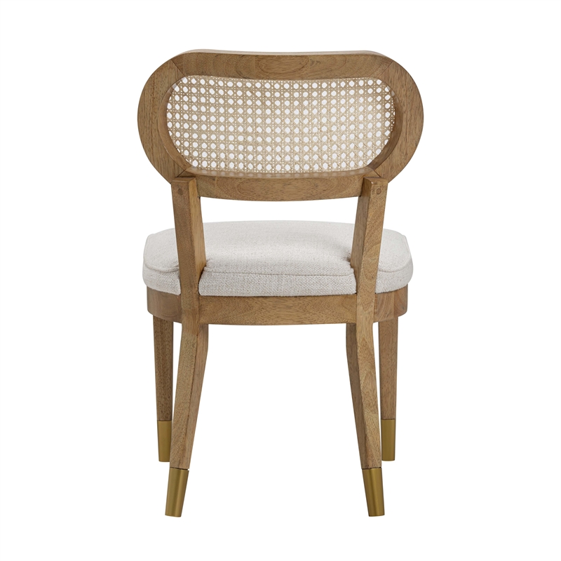 Pemberly Row Fabric Dining Chair in Natural - 30.5