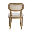 Pemberly Row Fabric Dining Chair in Natural - 30.5