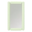 Pemberly Row Contemporary Mint Green Tubular Metal Frame Wall Mirror