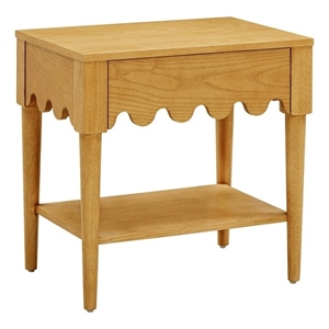 Pemberly Row Handmade Modern / Contemporary Natural Ash Nightstand