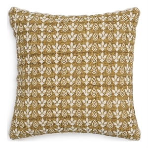 Pemberly Row Transitional Harvest Printed Cotton 20 Inch Accent Cushion