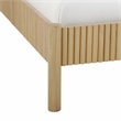 Pemberly Row Contemporary Natural Wood King Bed - 64.5