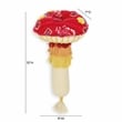 Pemberly Row Handmade Transitional Mushroom Hand Sewn Cotton Pillow
