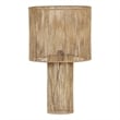 Pemberly Row Handmade Modern Transitional Natural Table Lamp