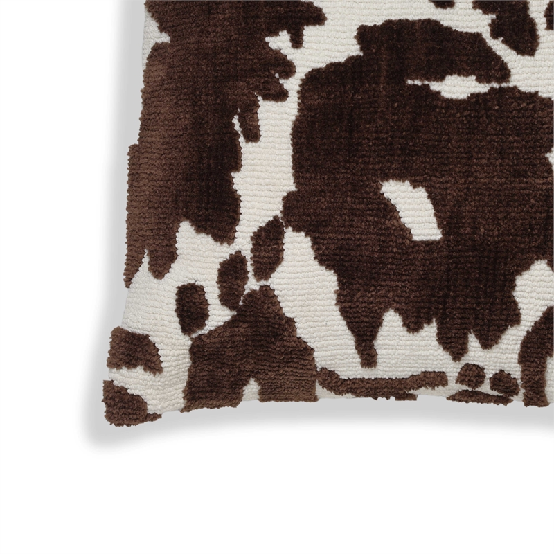 Pemberly Row Contemporary Chocolate Brown Tufted 26