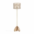 Pemberly Row Handmade Transitional Natural Wooden Floor Lamp