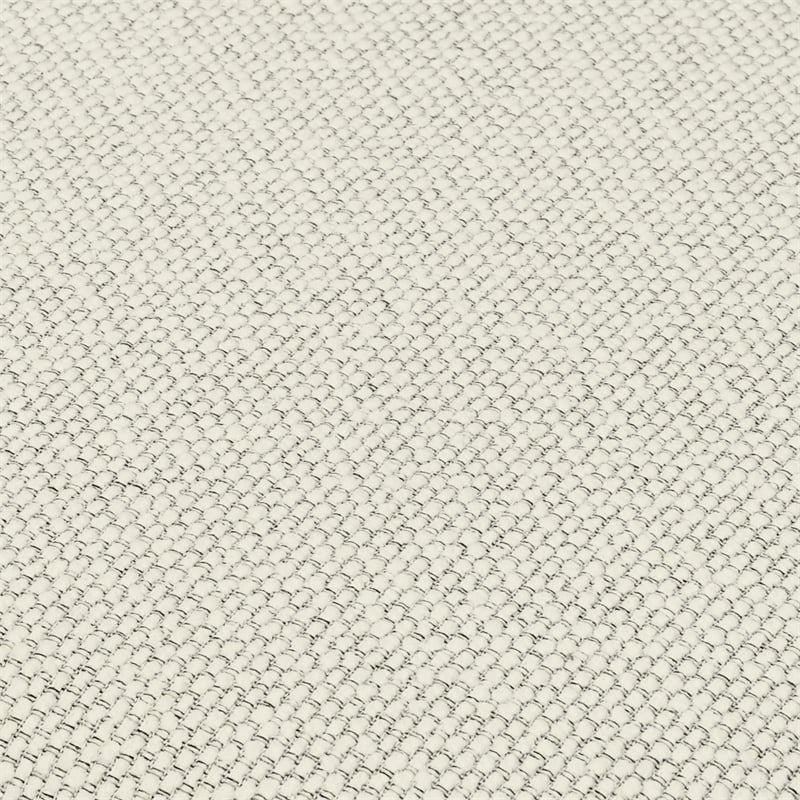 Pemberly Row Contemporary Cream Textured Outdoor Dining Side Chair