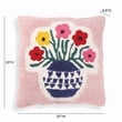 Pemberly Row Transitional Blossom Tufted Cotton 20