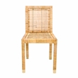 Pemberly Row Handmade Transitional Rattan Veneer Dining Chair