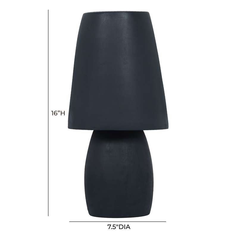 Pemberly Row Modern / Contemporary Blue Terracotta Table Lamp
