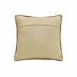 Pemberly Row Handmade Transitional White Square Accent Pillow