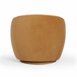 Pemberly Row Handmade Modern / Contemporary Tan Velvet Swivel Chair