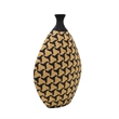 Pemberly Row Modern Transitional Geometric Decorative Paper Vase