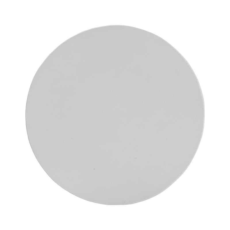 Pemberly Row Light Grey Faux Plaster Indoor / Outdoor Concrete Stool