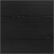 Pemberly Row Contemporary Black Finish Ash Dining Table - 90