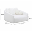Pemberly Row Handmade Contemporary Cream Performance Fabric Daybed