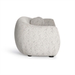 Pemberly Row Contemporary Upholstered Black and White Woven Fabric Sofa